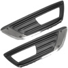 Ford FOCUS III FL 12-16 Z HALOGENAMI atrapka kratka w zderzak przedni CZARNA + CHROM lewa + prawa 2 szt. KPL