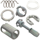 VW GOLF IV 97-06 zestaw naprawczy wkładki zamka drzwi przednich lewych = prawych 7 szt. KPL