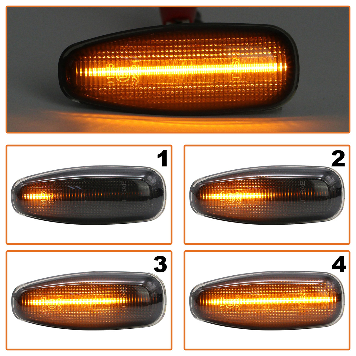 Hyundai i30 07-12 kierunkowskaz boczny LED DYMIONY DYNAMICZNY 2 szt. KPL