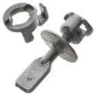 Ford Galaxy 1995- zestaw naprawczy klamki przedniej lewej = prawej 2 el. KRÓTKIE WIOSEŁKO Z SZEROKIM KOŁNIERZEM