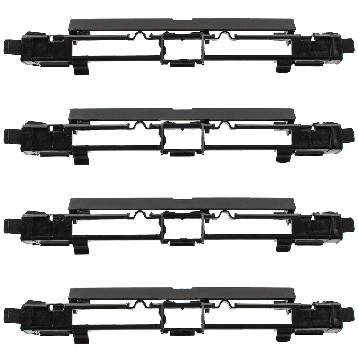 Opel Zafira B 2005- zaślepka listwy dachowej CZARNA 4 szt. KPL