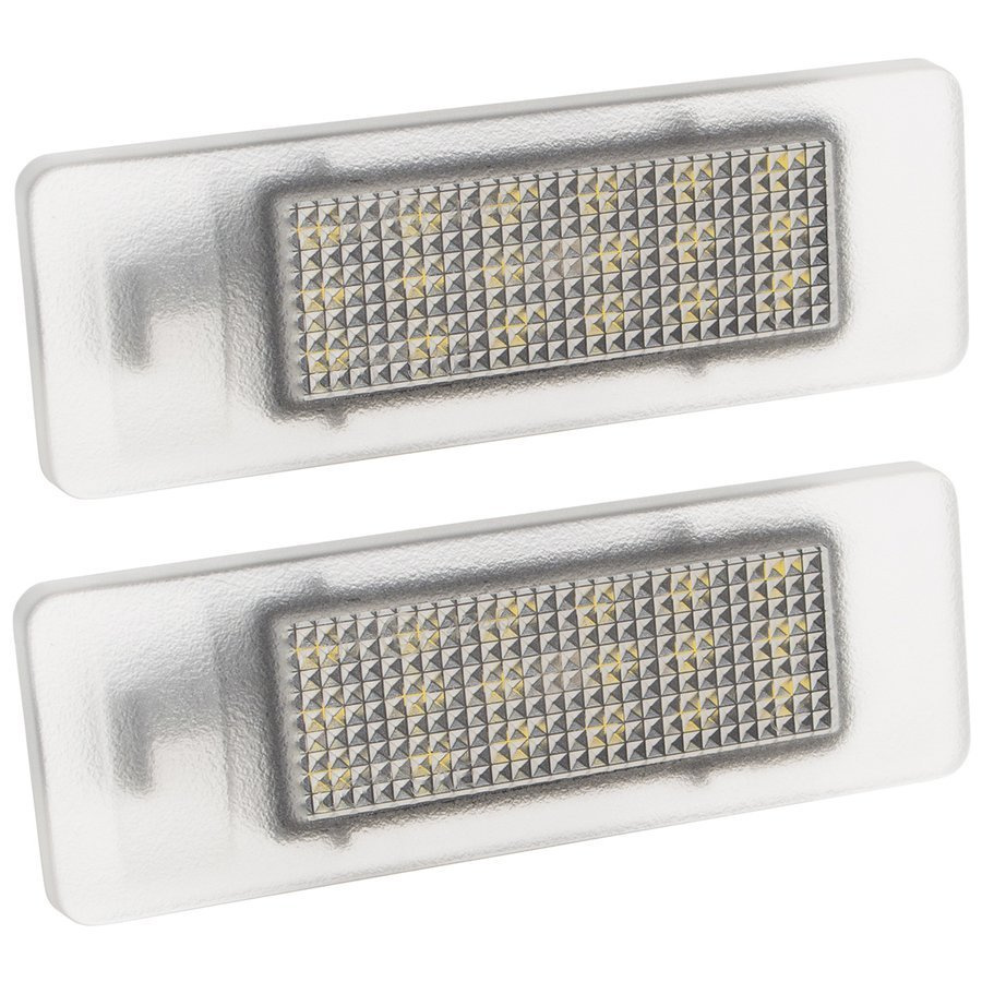 Peugeot 1007 106 II 307 308 I 406 407 607 806 807 Expert RCZ lampki podświetlenia tablicy rejestracyjnej LED 2 szt. kpl.