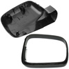 VW T5 03-15 obudowa + ramka lusterka zewnętrznego CZARNA lewa 2 szt. KPL