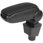 Dacia Logan I FL 08-12 podłokietnik KPL CZARNA EKOSKÓRA + zestaw montażowy