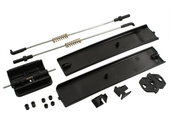 VW T5 FL 09-15 zestaw naprawczy szyby drzwi przesuwnych lewych = prawych KPL