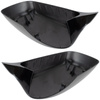 BMW 5 E60 E61 03-08 nakładka lusterka BLACK GLOSSY lewa + prawa 2 szt. KPL