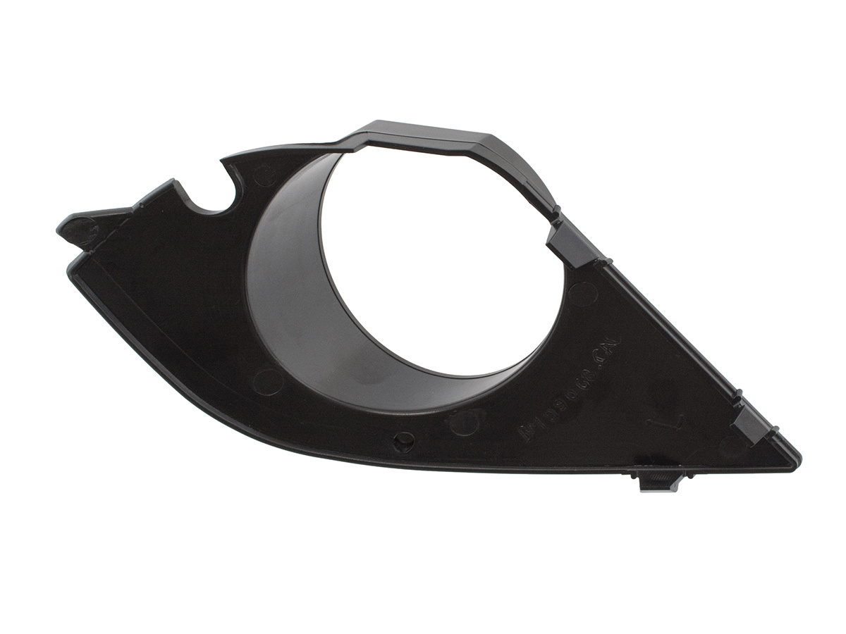 BMW 5 E60 E61 03-10 Zestaw 2 Ramek halogenów i 2 kratek zderzaka (4 szt. kpl)