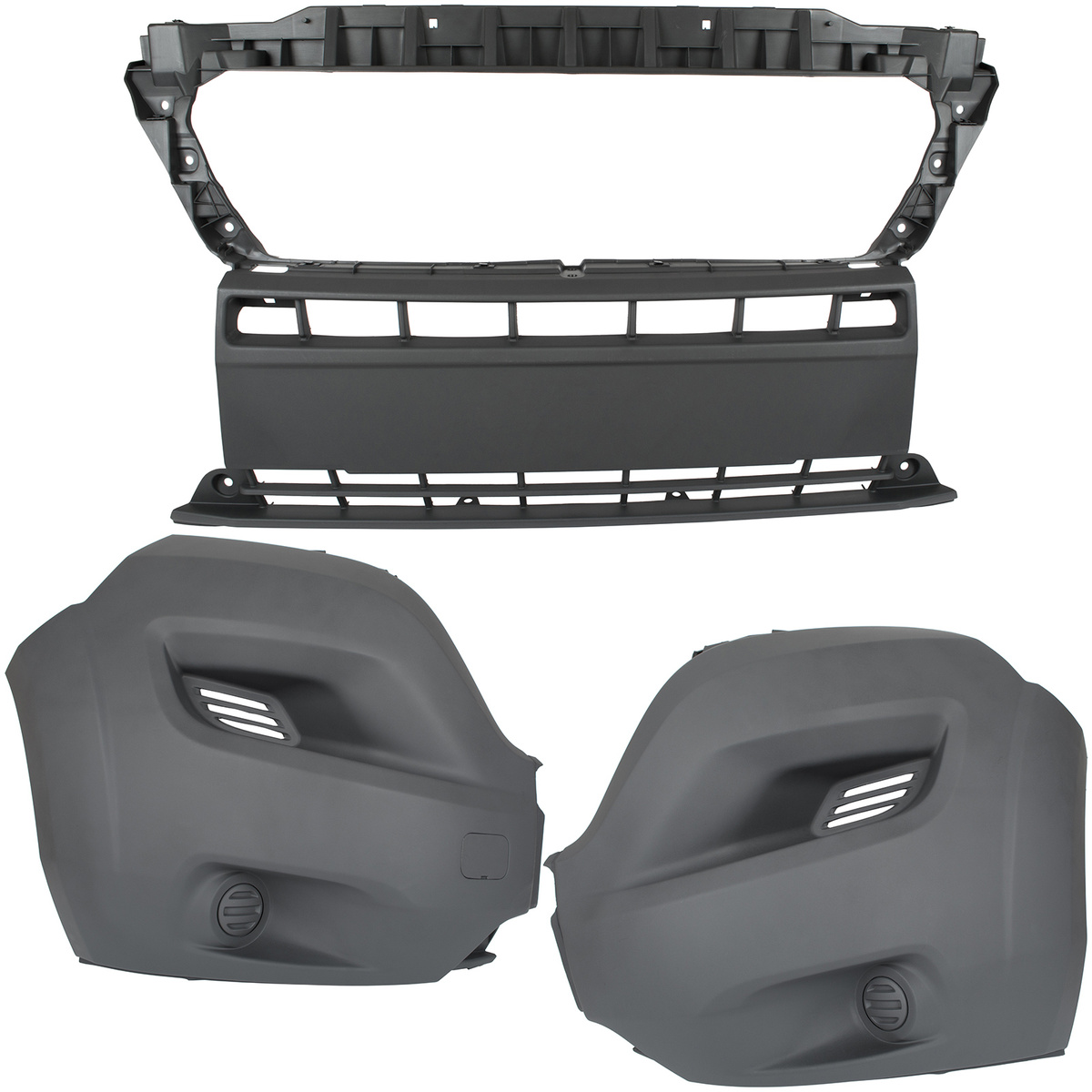 Fiat Ducato 2014- zderzak przedni 3 szt. KPL