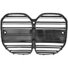 BMW 4 G22 G23 2020- atrapa między reflektory (nerki) BLACK GLOSSY + ZAŚLEPKA