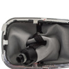 VW Golf IV 97-03 gałka zmiany biegów + mieszek z CZERWONĄ nitką i ramką CHROM 5 BIEGÓW OTWÓR 12MM