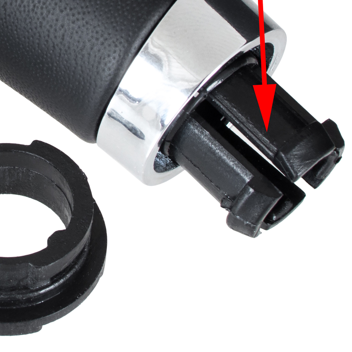 Mercedes C218 CLS-Klasa 11-17 gałka zmiany biegów CZARNA 6 BIEGÓW - 14.5 mm