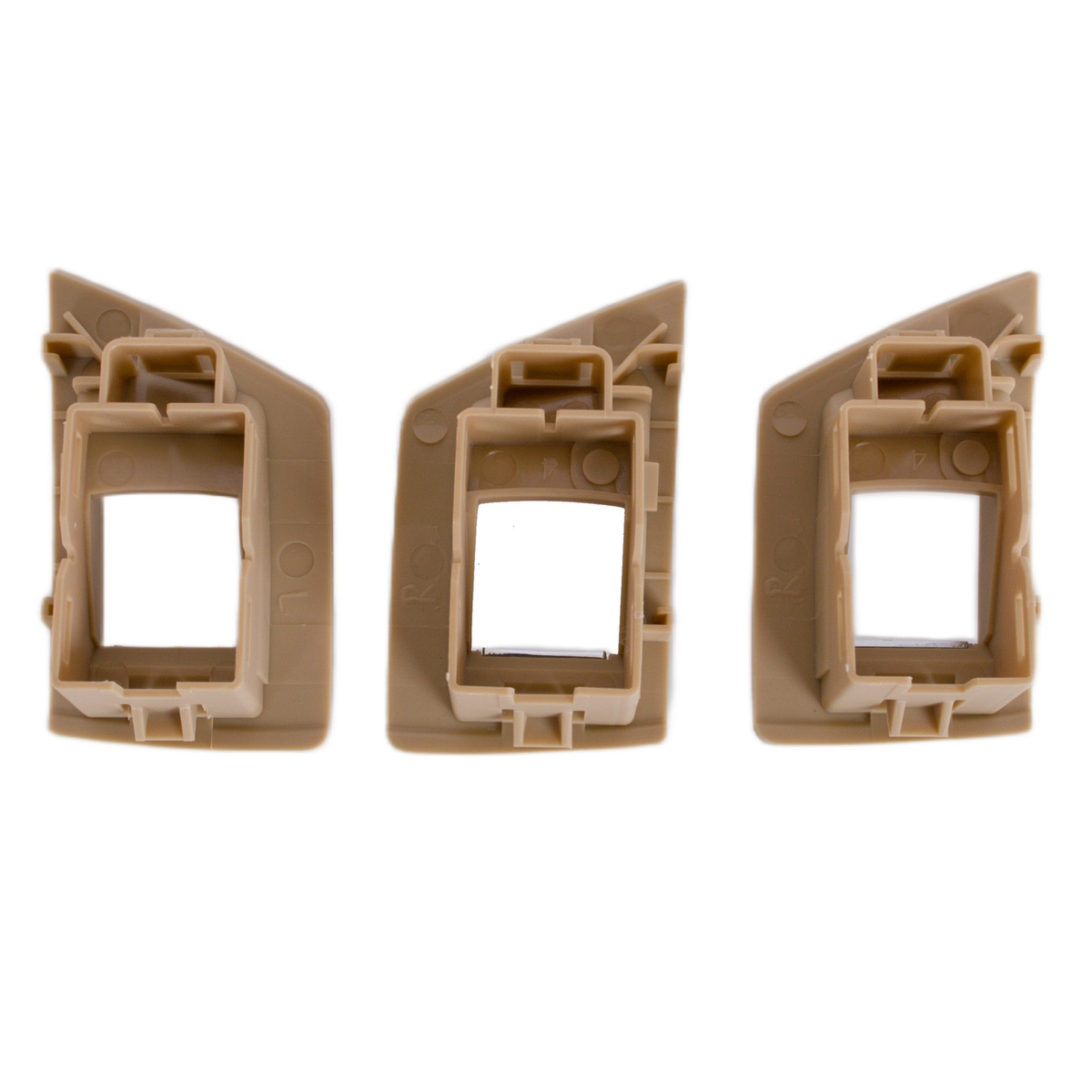 BMW 5 F10 F11 09-17 zestaw uchwytów wewnętrznych drzwi przednich i tylnych 7 szt. KPL BEŻOWE (bez el. skł. lusterek)