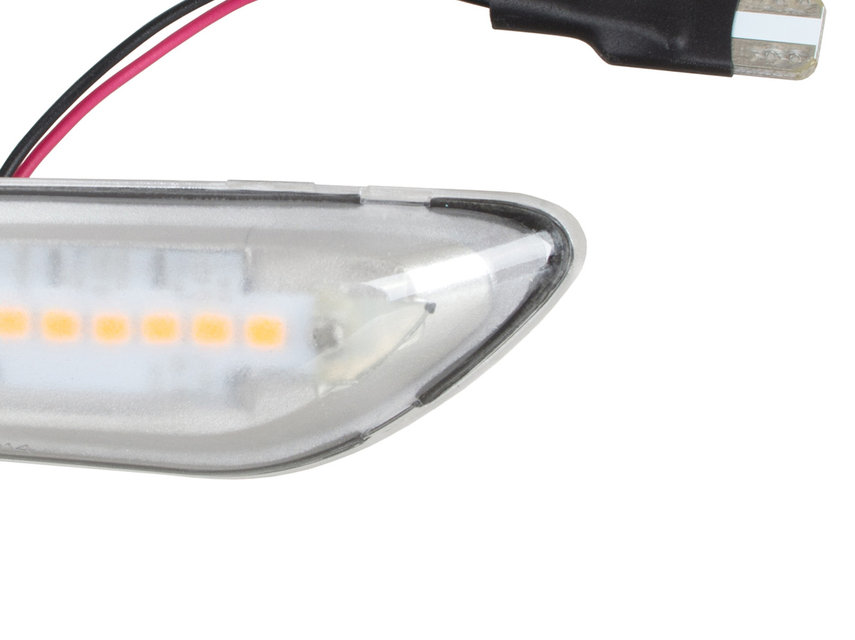 BMW 3 E46 kierunkowskaz boczny LED BIAŁY DYNAMICZNY 2 szt. KPL