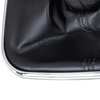 Seat Alhambra 2000- gałka zmiany biegów CZARNA + mieszek z ramką CHROM 5 BIEGÓW OTWÓR 23MM