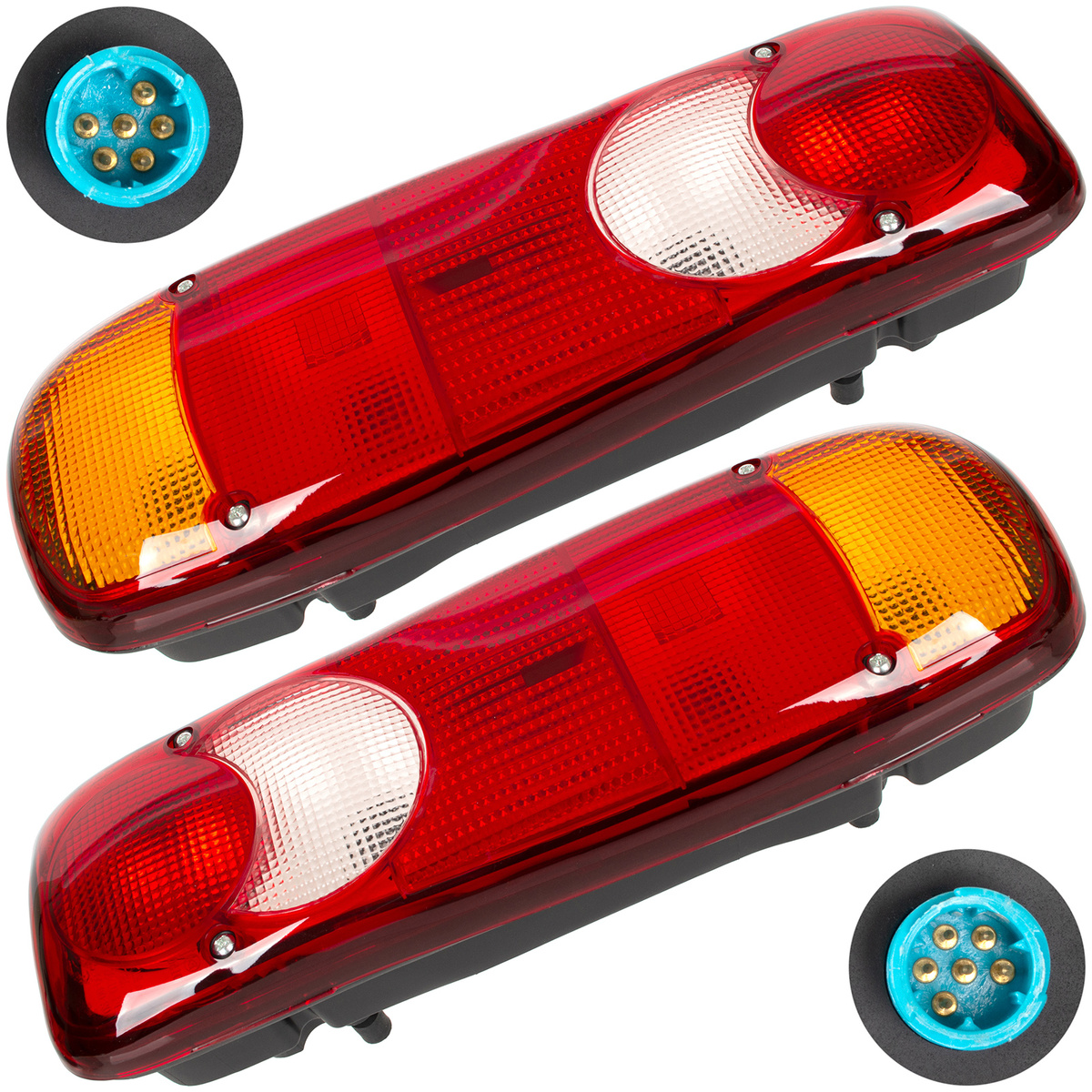 Peugeot Boxer II 2006- SKRZYNIA lampa tylna lewa + prawa 2 szt. KPL