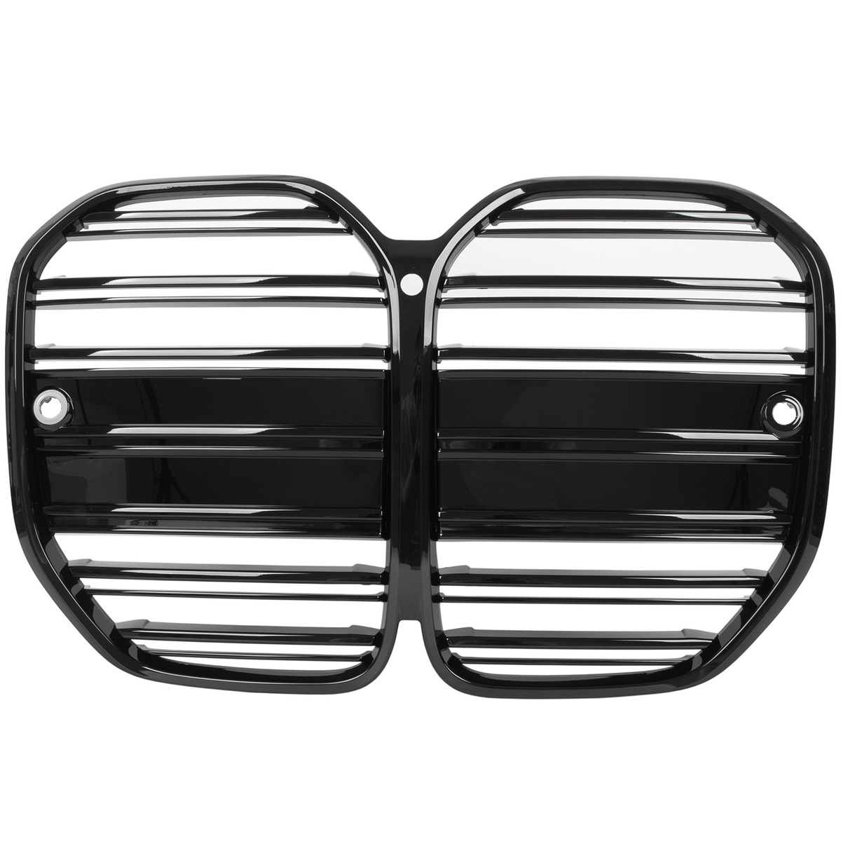 BMW 4 G22 G23 2020- atrapa między reflektory (nerki) BLACK GLOSSY + ZAŚLEPKA