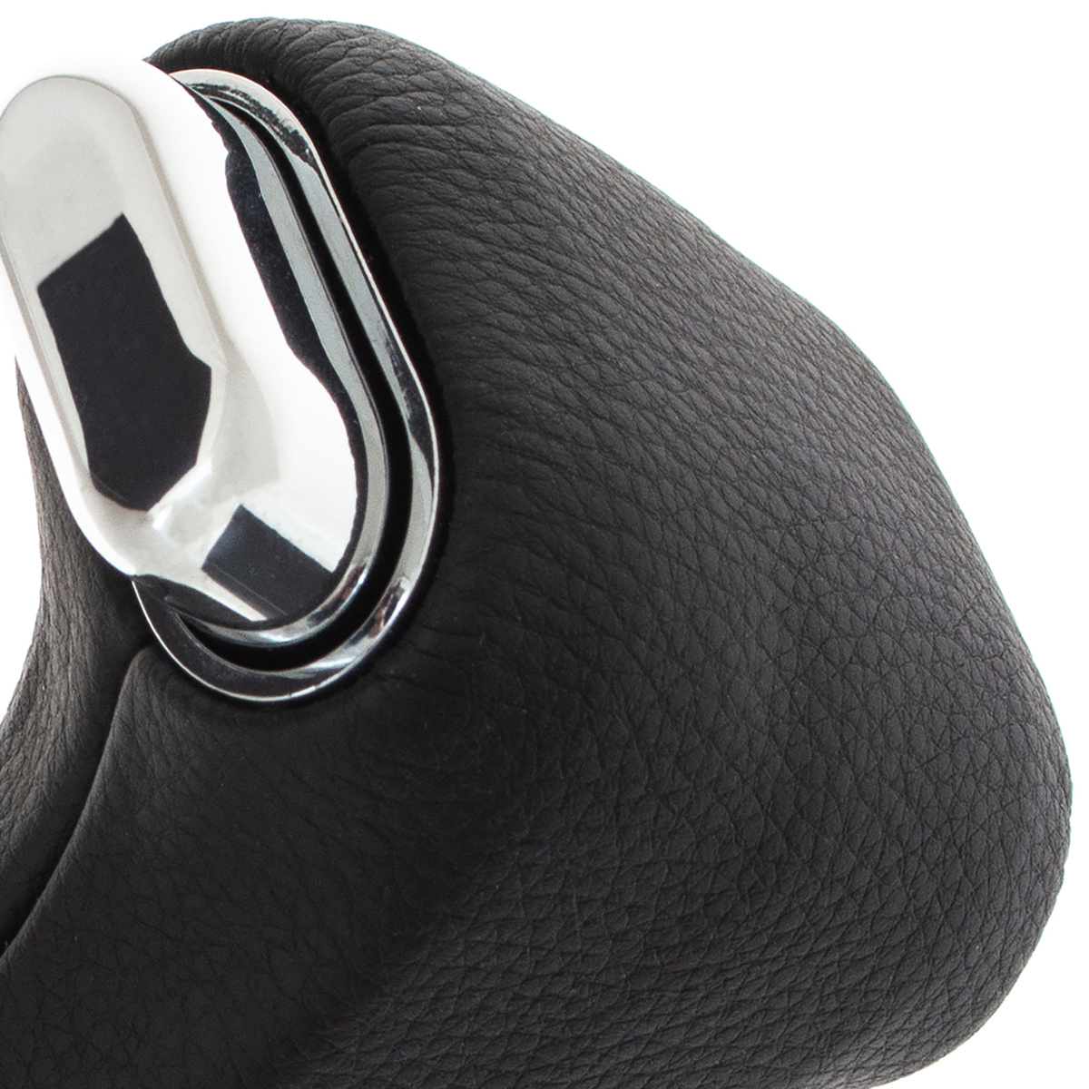 VW Tiguan 2007- AUTOMAT gałka zmiany biegów CZARNA EKOSKÓRA + CHROM