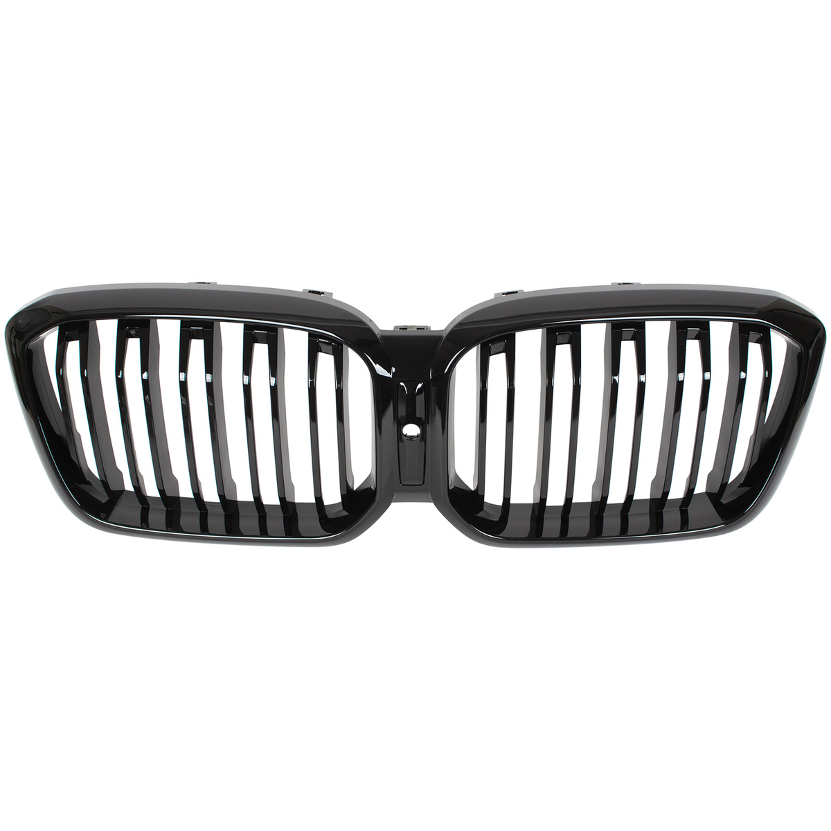 BMW X3 G01 FL 2021- atrapa między reflektory (nerki) BLACK GLOSSY DOUBLE BAR + ZAŚLEPKA