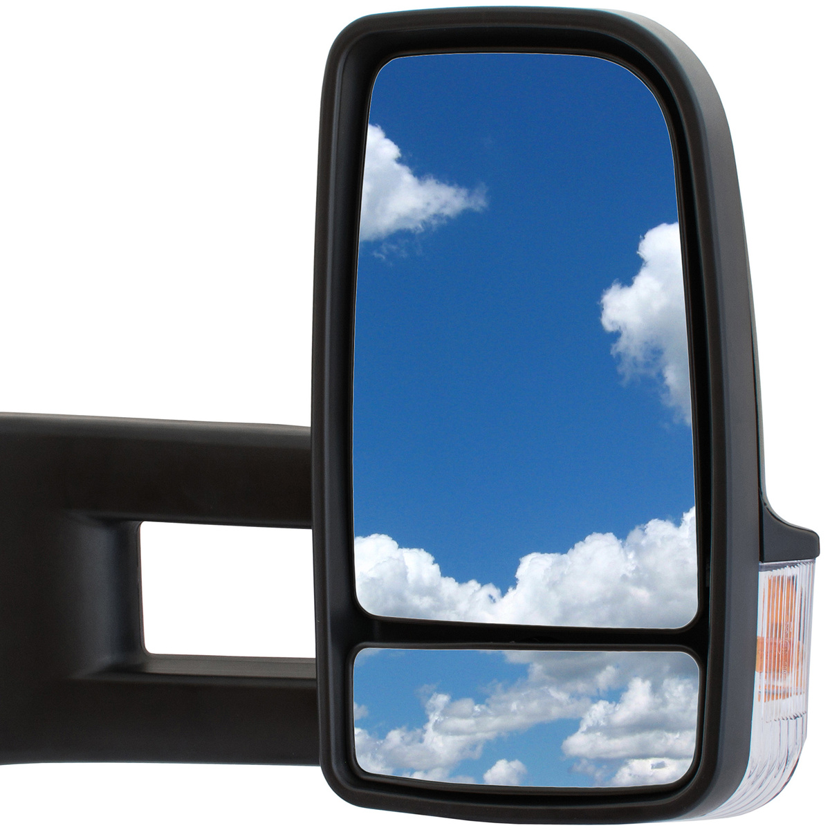 VW Crafter 2005- lusterko zewnętrzne elektryczne ogrzewane DŁUGIE RAMIĘ 19 CM prawe