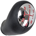 Renault Clio III 05-09 gałka zmiany biegów CHROM, CZERWONY SCHEMAT