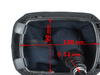 Seat Toledo II 98-06 gałka zmiany biegów CZARNA + mieszek z ramką 5 BIEGÓW