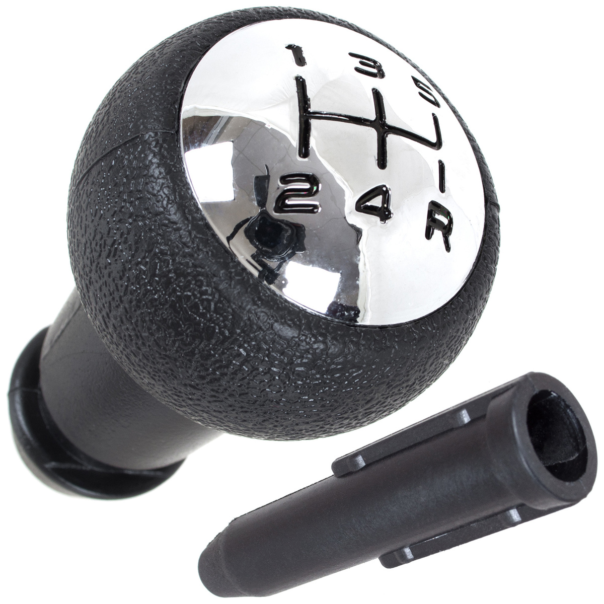 Peugeot 407 gałka zmiany biegów + adapter / przejściówka dźwigni drążka gałki zmiany biegów 2 szt. KPL