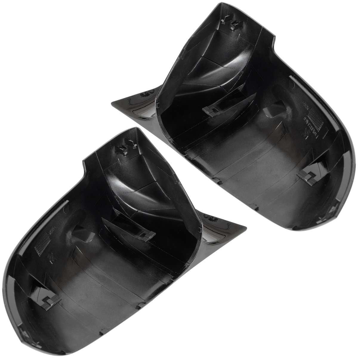 BMW 5 F07 F10 F11 13-17 nakładka lusterka BLACK GLOSSY lewa + prawa 2 szt. KPL