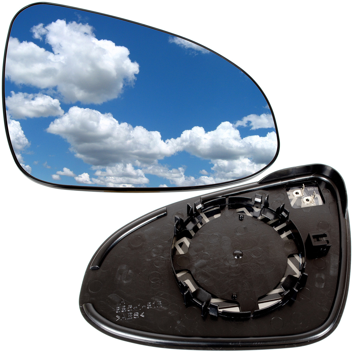 Toyota Yaris III 11-19 wkład lusterka OGRZEWANY prawy