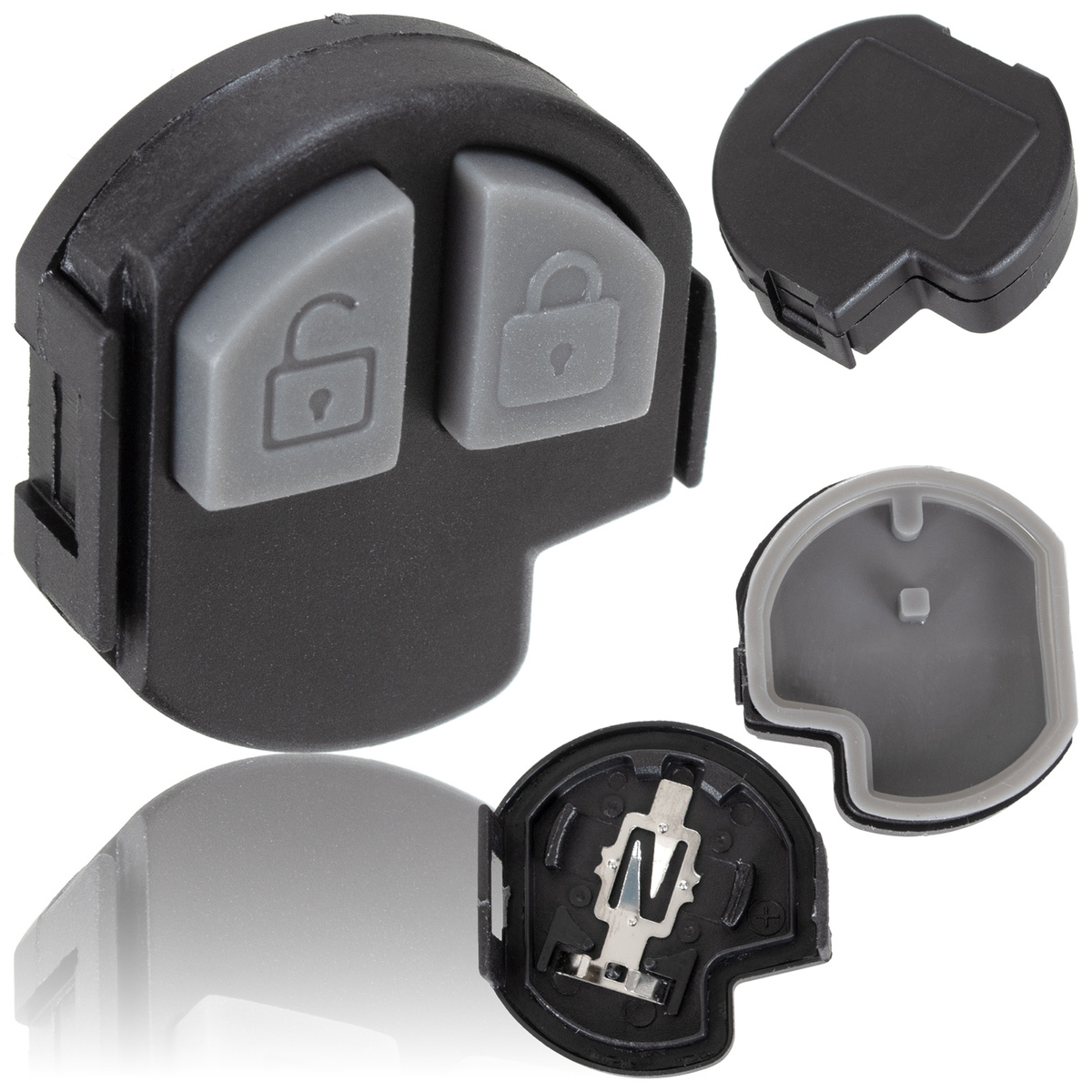 Suzuki Alto V VI VII Baleno Grand Vitara I II Ignis I II Jimmy Samurai Splash Swift III IV SX4 Vitara Wagon R+ obudowa pilota 2 PRZYCISKI