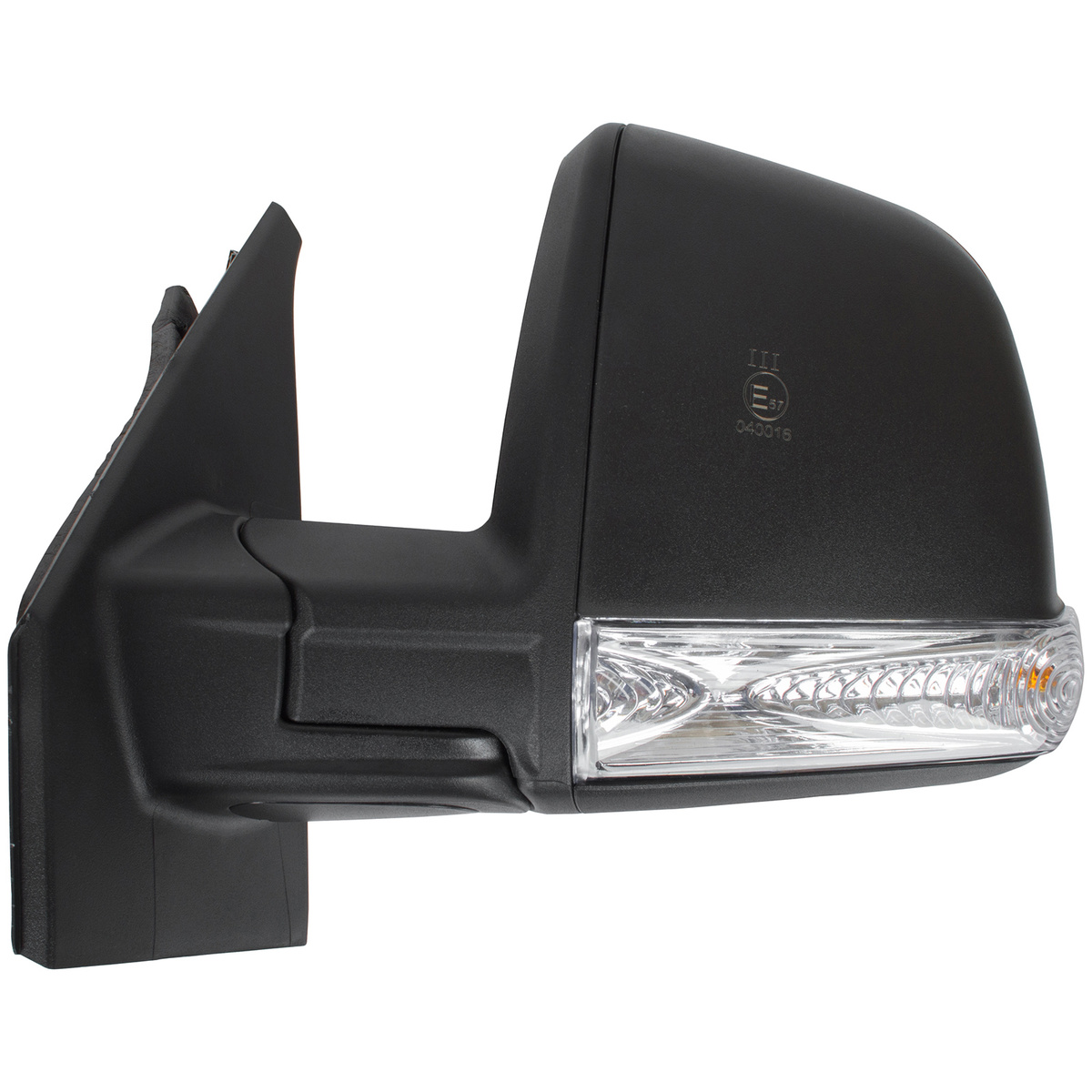 Fiat Doblo 2010- lusterko zewnętrzne ELEKTRYCZNE OGRZEWANE czarne BEZ CZUJNIKA lewe