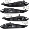 BMW 3 F30 F31 11-19 zestaw uchwytów wewnętrznych drzwi przednich + tylnych 4 szt. KPL CZARNE