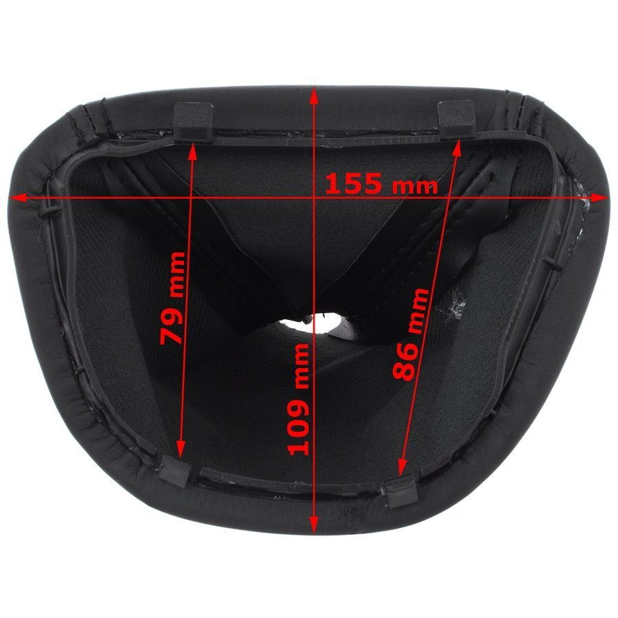 VW Crafter 06-11 mieszek ochronny drążka zmiany biegów CZARNY + ramka