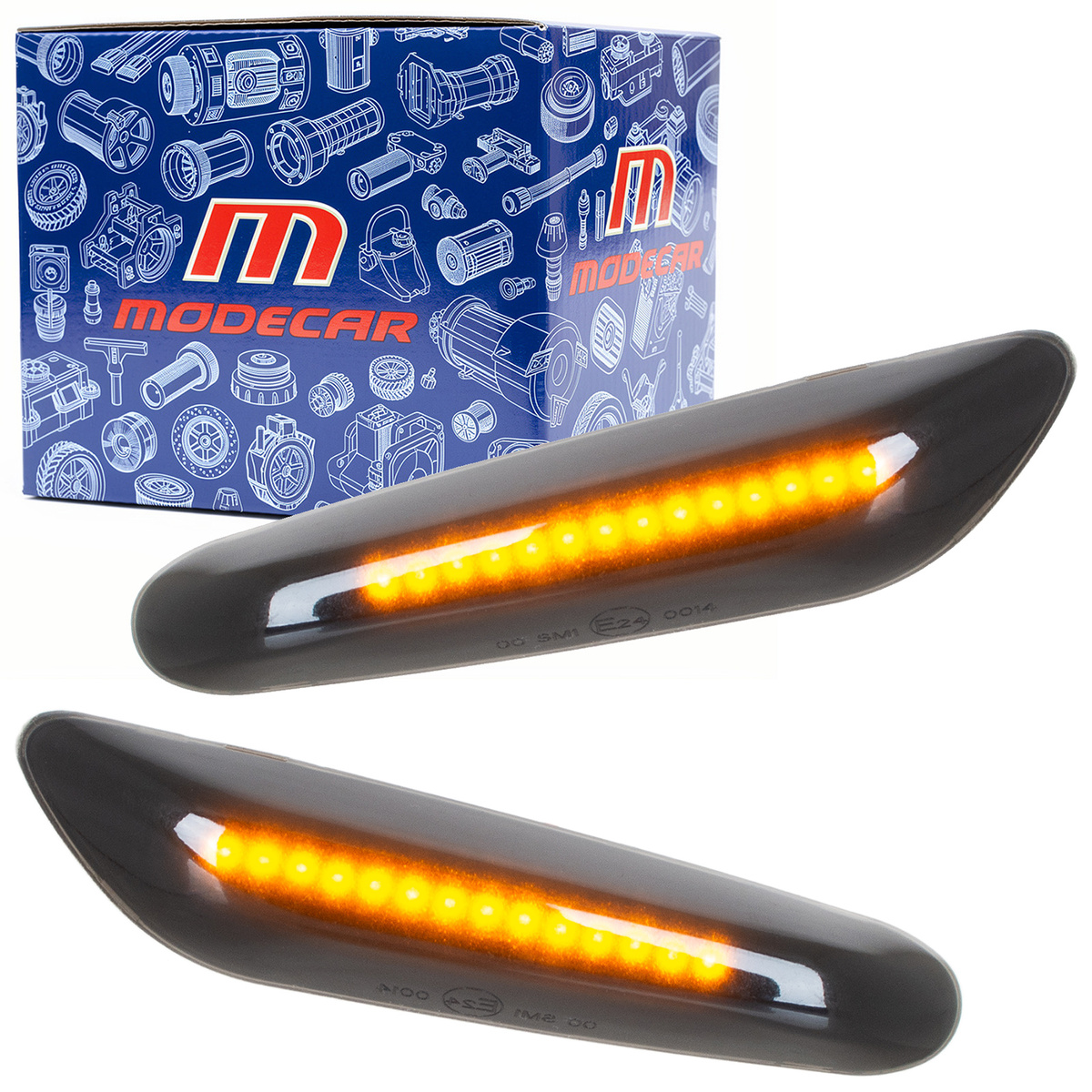 BMW 5 F10 F11 kierunkowskaz boczny LED DYMIONY ZWYKŁY 2 szt. KPL