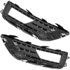 Ford FOCUS III FL 12-16 Z HALOGENAMI atrapka kratka w zderzak przedni CZARNA + CHROM lewa + prawa 2 szt. KPL