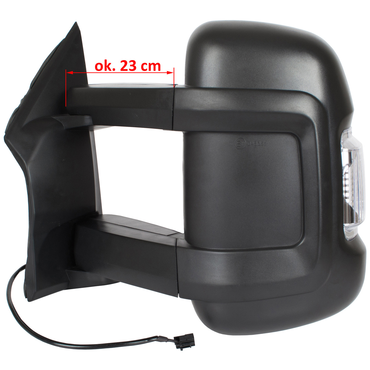 Peugeot Boxer 2006- lusterko zewnętrzne manualne DŁUGIE RAMIĘ lewe