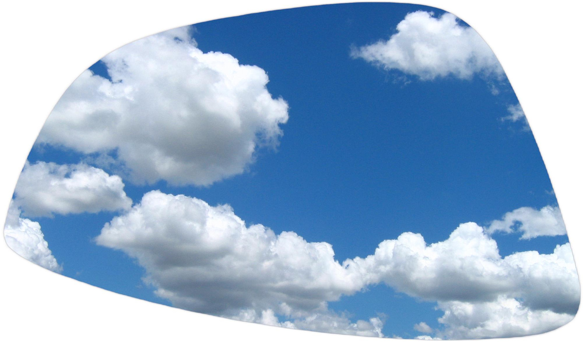 VW EOS 08-15 wkład lusterka OGRZEWANY prawy