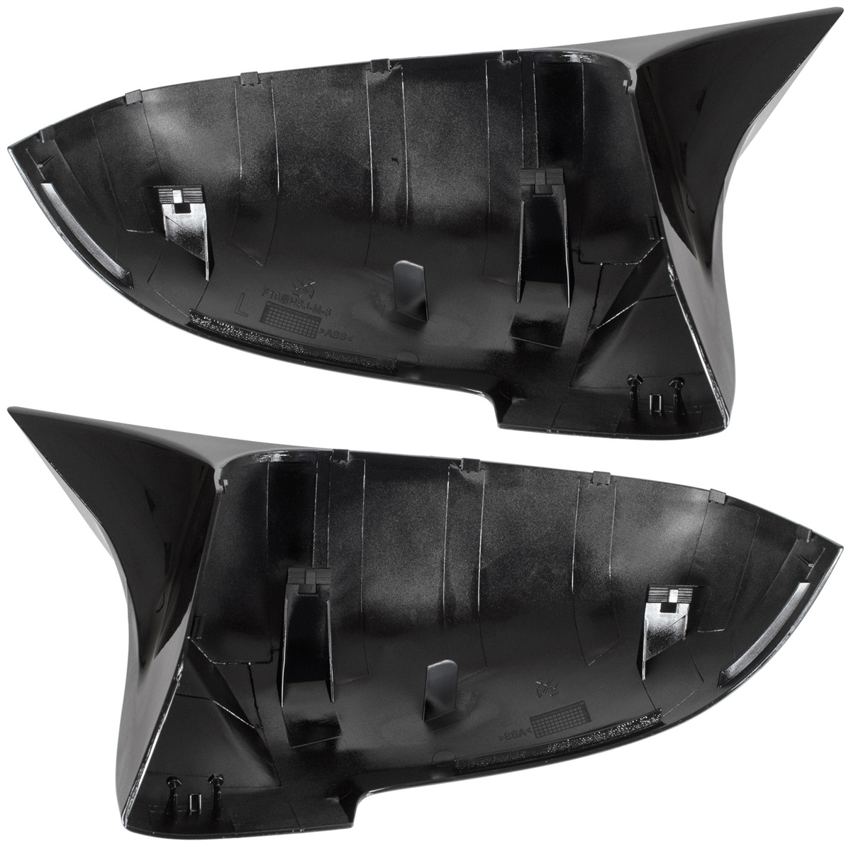BMW 5 F07 F10 F11 13-17 nakładka lusterka BLACK GLOSSY lewa + prawa 2 szt. KPL