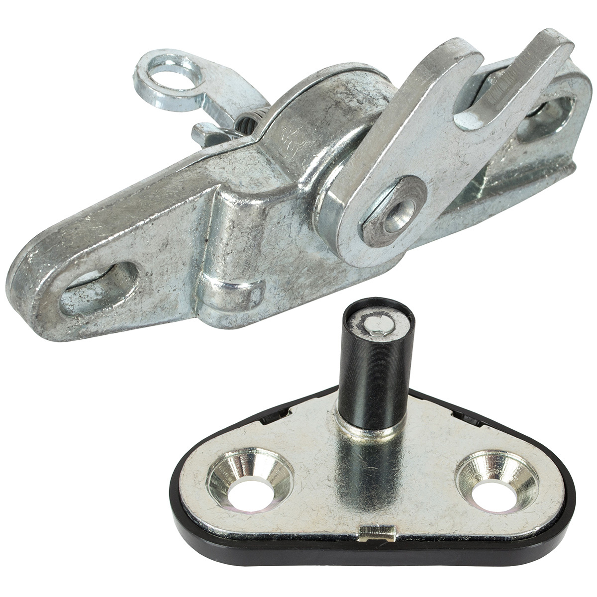 Opel Movano A 1998- zamek + rygiel zaczep GÓRNY drzwi bocznych przesuwnych prawych 2 szt. KPL