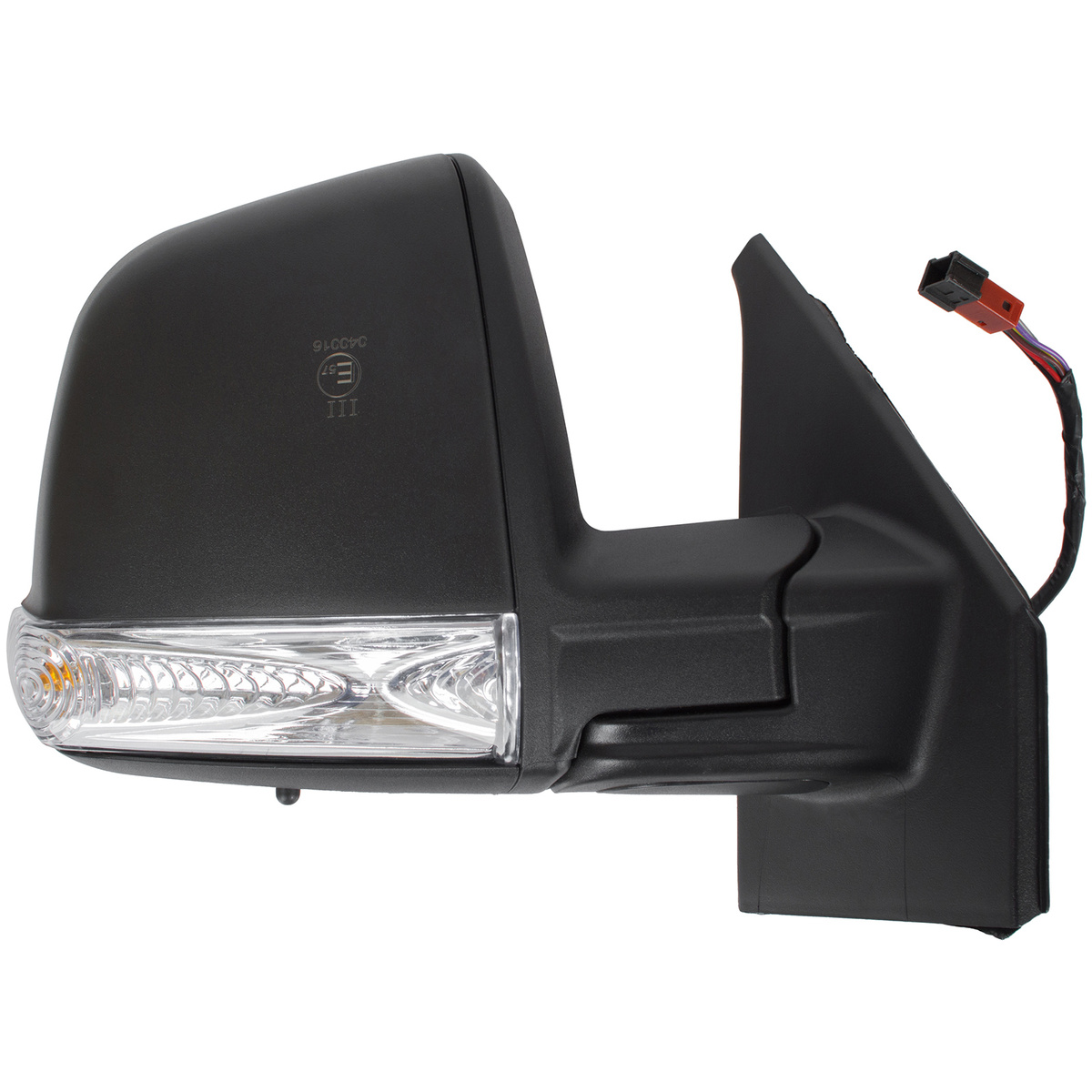 Opel Combo 2012- lusterko zewnętrzne ELEKTRYCZNE OGRZEWANE czarne Z CZUJNIKIEM prawe