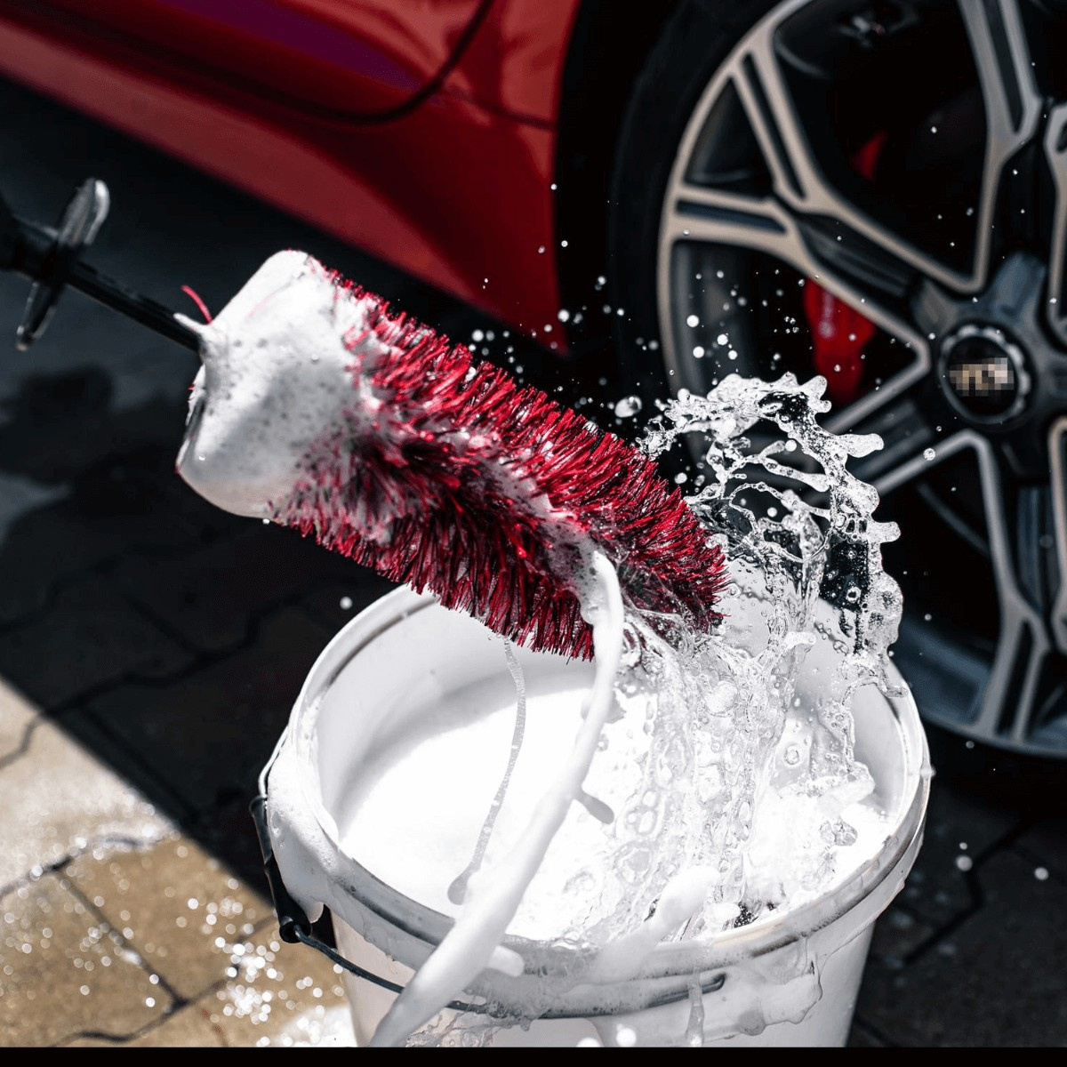 Szczotka detailingowa do felg i kołpaków K2 SCEPTER D7010