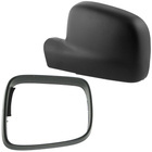 VW T5 03-15 obudowa + ramka lusterka zewnętrznego CZARNA lewa 2 szt. KPL