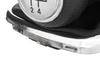 VW Bora 98-05 gałka zmiany biegów SILVER + MIESZEK z ramką CHROM OTWÓR 22 MM