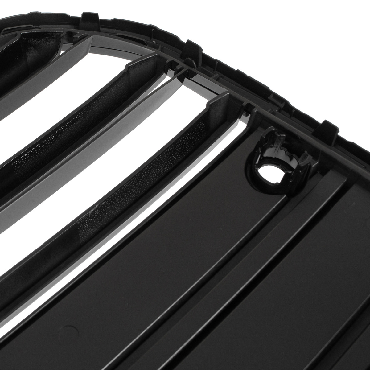 BMW 4 G22 G23 2020- atrapa między reflektory (nerki) BLACK GLOSSY + ZAŚLEPKA