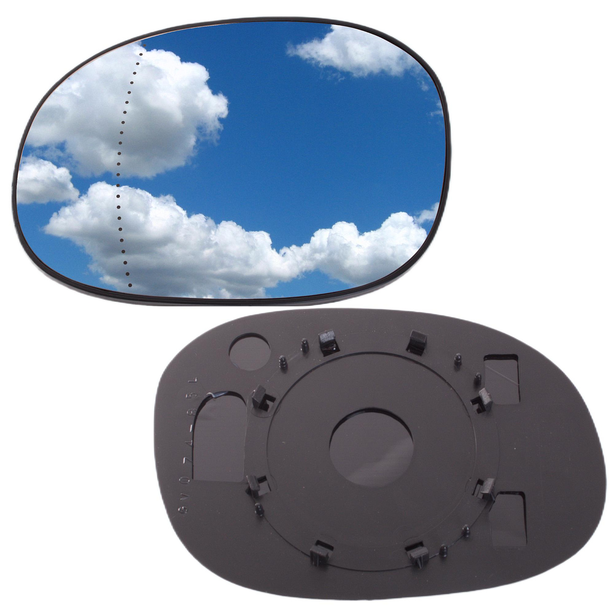 CITROEN C2 03-09 C3 02-08 wkład lusterka ASFERYCZNY lewy