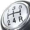 Peugeot 407 gałka zmiany biegów SILVER + CZARNY SCHEMAT 5 BIEGÓW