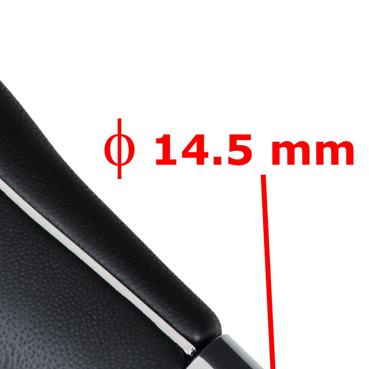 Mercedes W203 C-Klasa 00-07 gałka zmiany biegów CZARNA 6 BIEGÓW - 14.5 mm