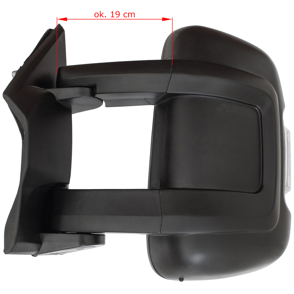 Citroen Jumper 2006- lusterko zewnętrzne elektryczne ogrzewane ŚREDNIE RAMIĘ Z CZUJNIKIEM lewe