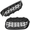 BMW 1 F20 F21 FL 2015- atrapy między reflektory (nerki) lewa + prawa kpl. FULL BLACK STAR