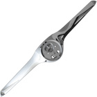 Skoda Superb II 08-15 listwa atrapy pod emblemat CHROM