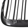 BMW X5 E70 06-13 atrapy między reflektory (nerki) lewa + prawa kpl. BLACK GLOSSY DOUBLE BAR